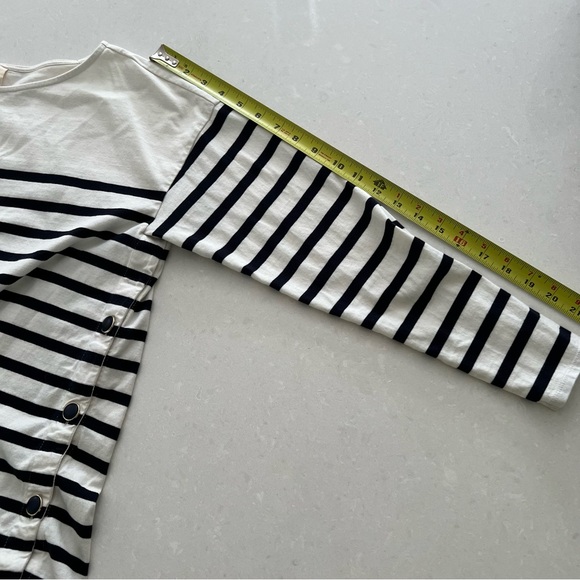 Sézane striped mariner Top XL - navy cream stripes - Picture 7 of 9